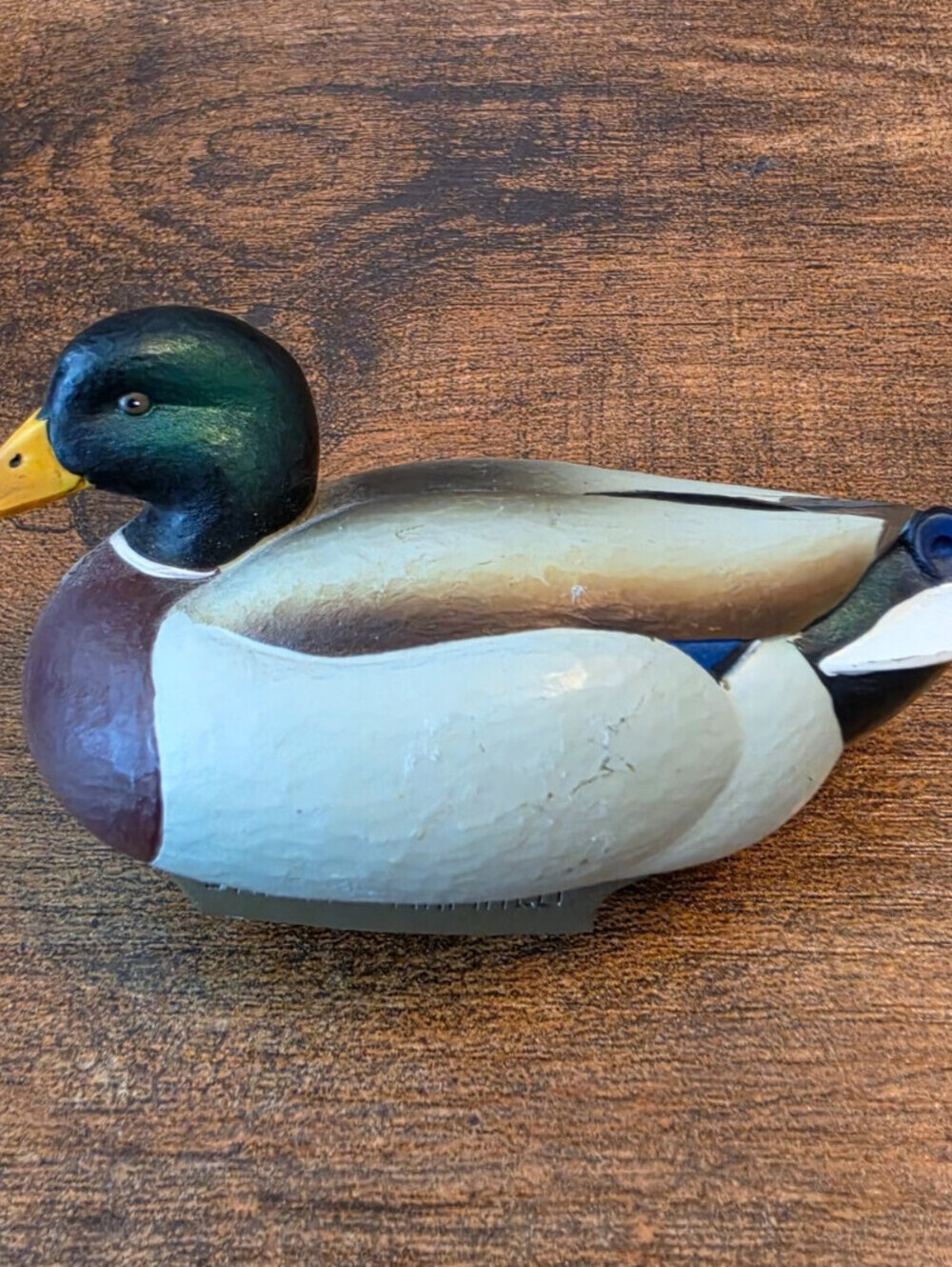Jett Brunet Ducks Unlimited Miniature Hand Painted Mallard Duck Year 2000
